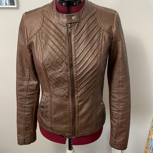 EUC Vegan Leather Moto-style jacket